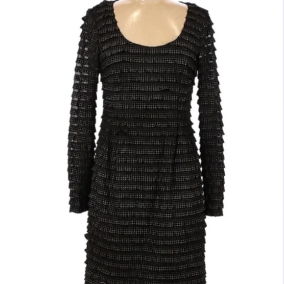 Nanette Lepore Dresses & Skirts - Nannette Lepore All Over Tiered Ruffle Polka Dot Barbie Dress 8
